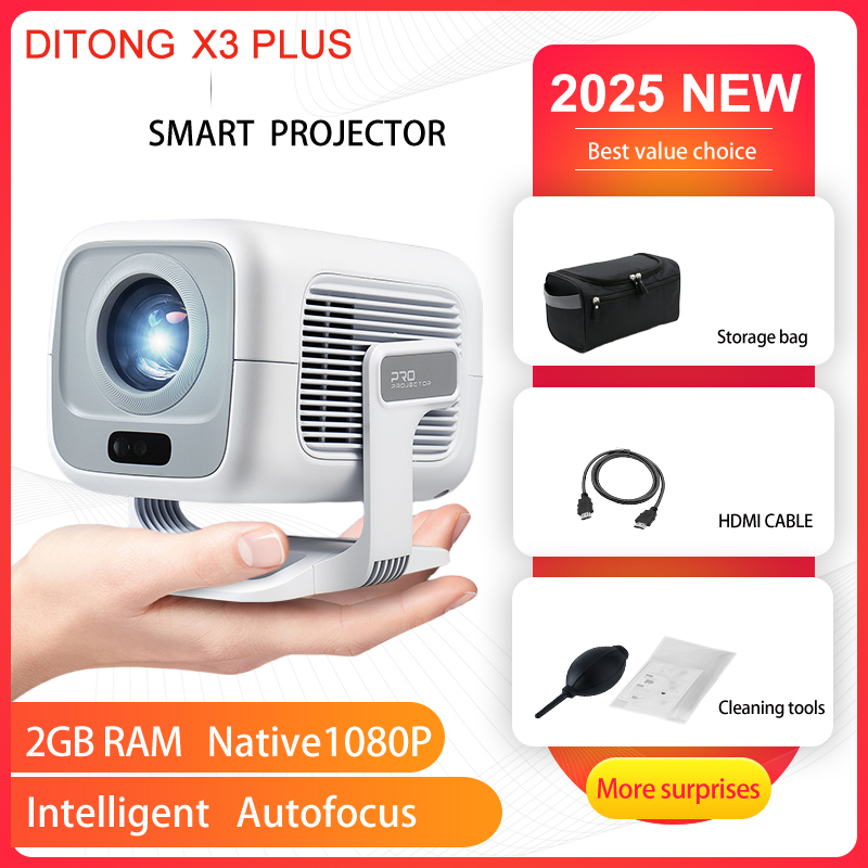 Home Cinema Focal - DITONG X3 Plus HD Projector Native