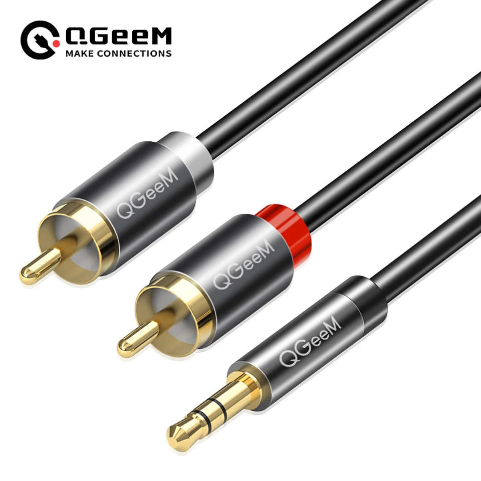 Home Cinema Reviews - QGeeM RCA Cable 2RCA to 3.5