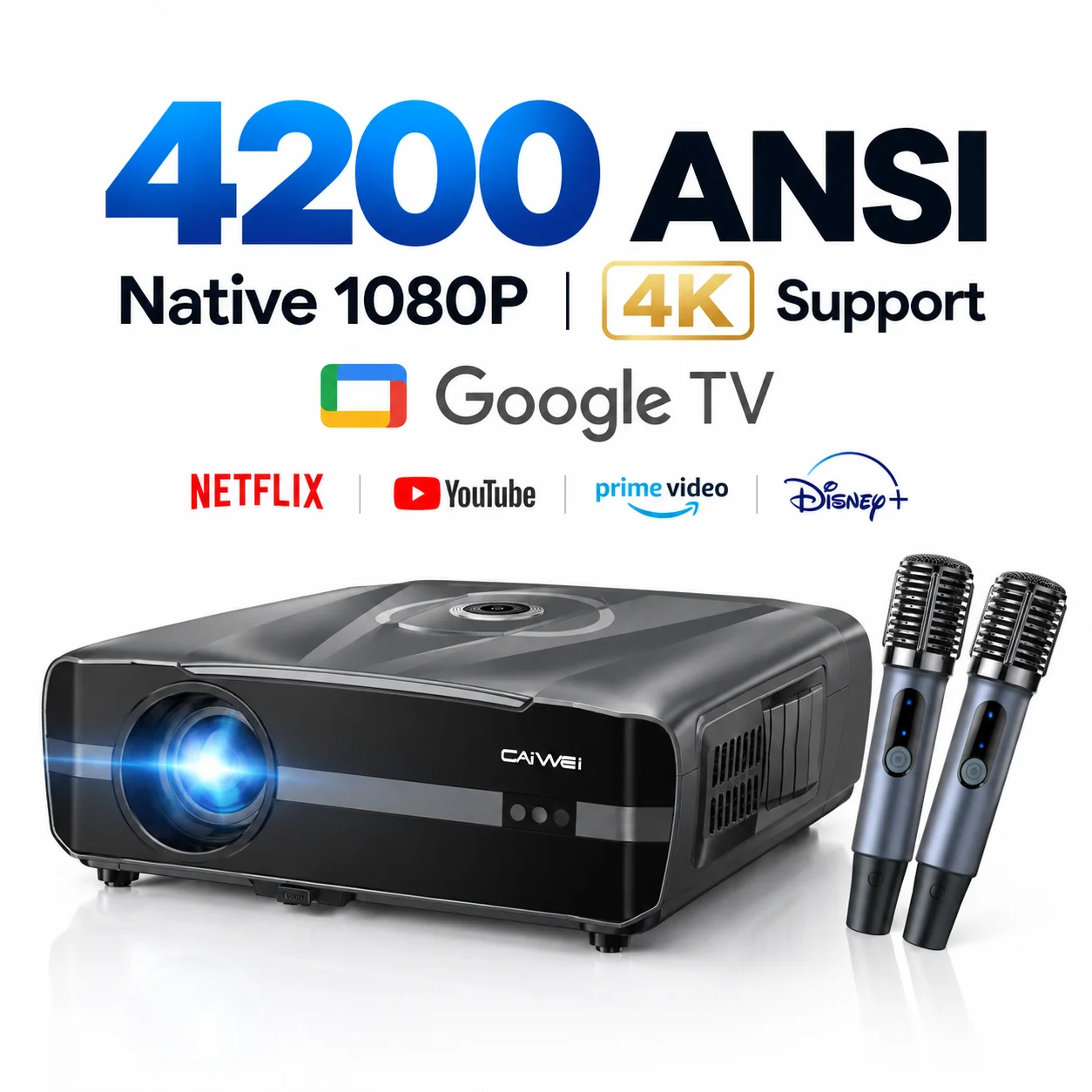 Home Cinema Focal - CAIWEI A9X 2026 New 4K UHD