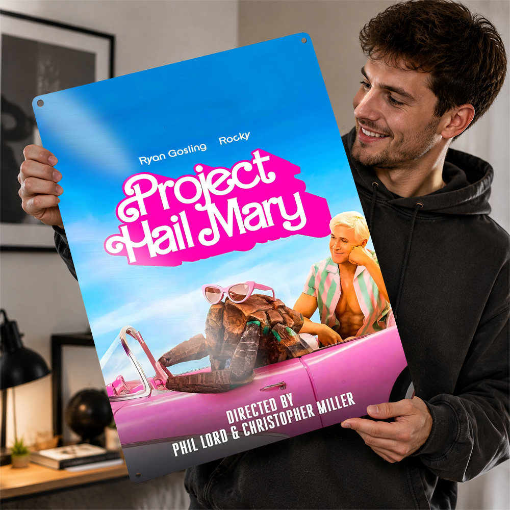 Vintage Home Cinema - Project Hail Mary Movie Poster Cinema