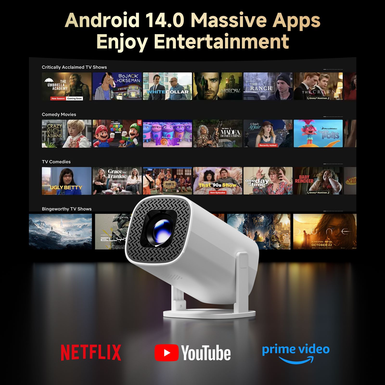 HONGTOP P30PRO Smart Mini Proj - огляд і ціна Home Cinema Focal