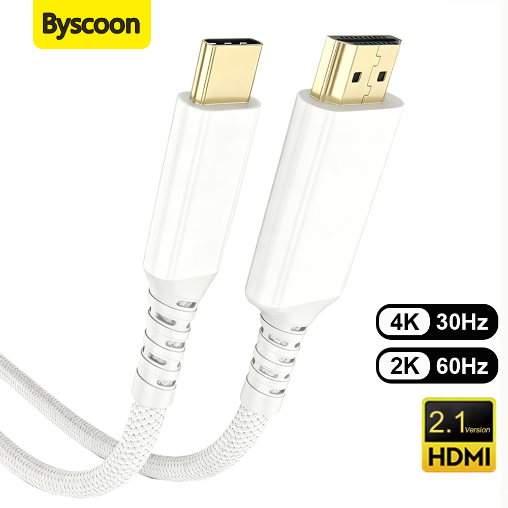 USB C to HDMI Cable White 4K@3 - огляд і ціна Hdmi Arc Cable