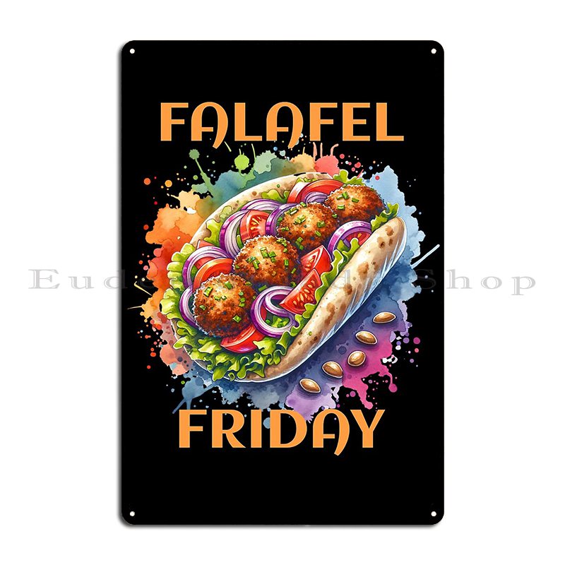 Watercolor Falafel Friday Holi - огляд і ціна Home Cinema Wall Design