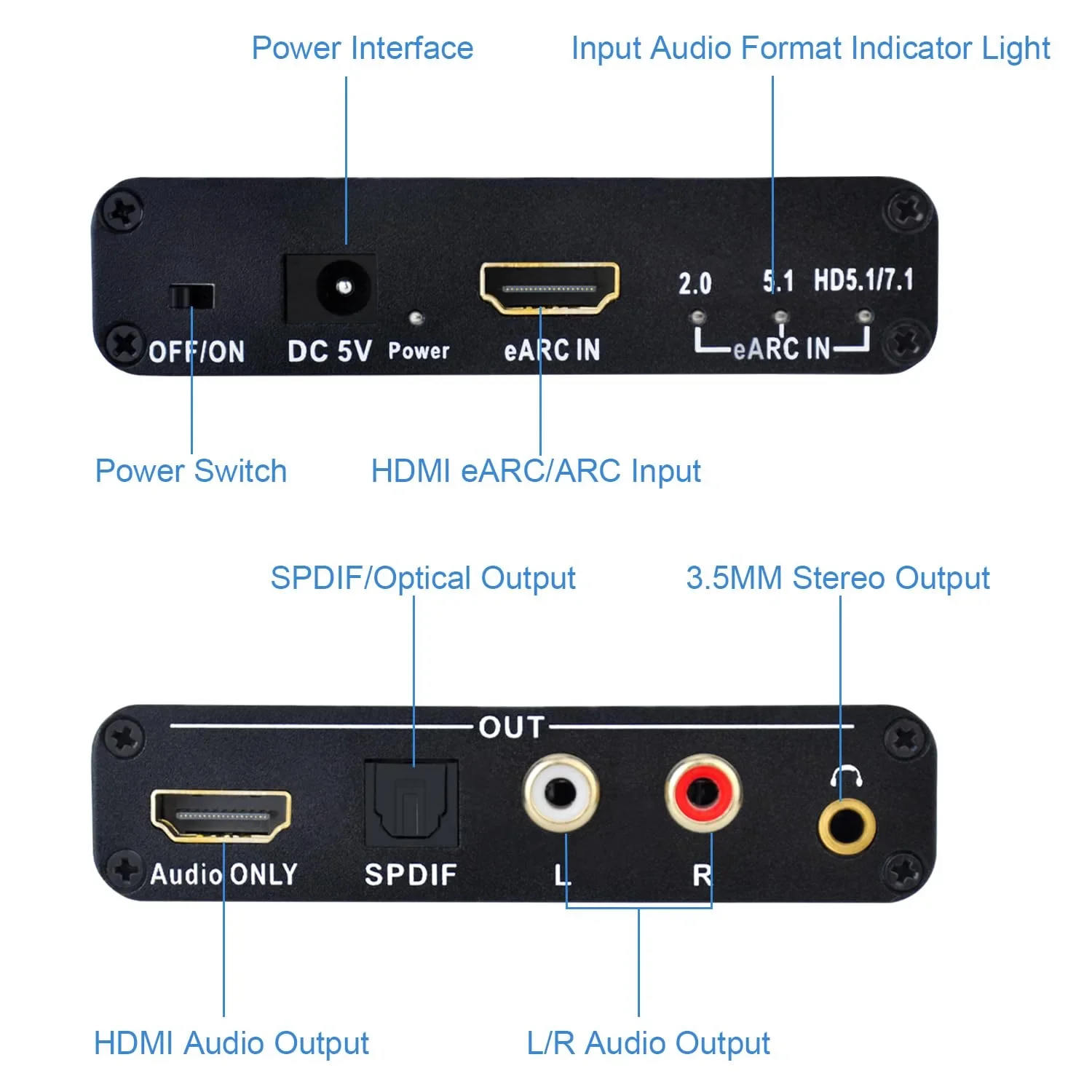 192KHz HDMI EARC ARC to RCA Au - огляд і ціна Hdmi Arc Cable