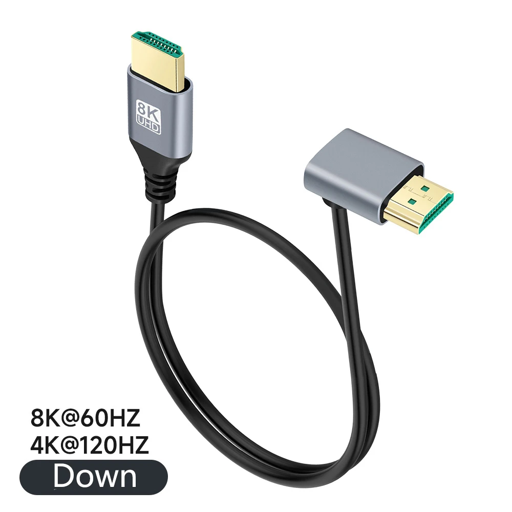 90 degree HDMI 2.1V Cable Cord - огляд і ціна Hdmi Arc Cable