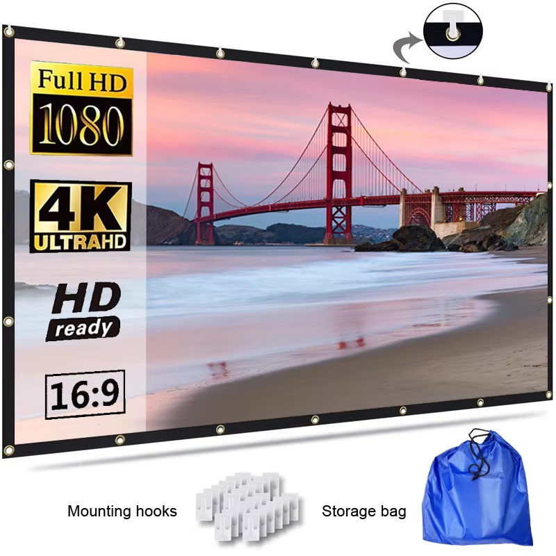 Yovanxer Portable Screen for P - огляд і ціна Home Cinema Blanc