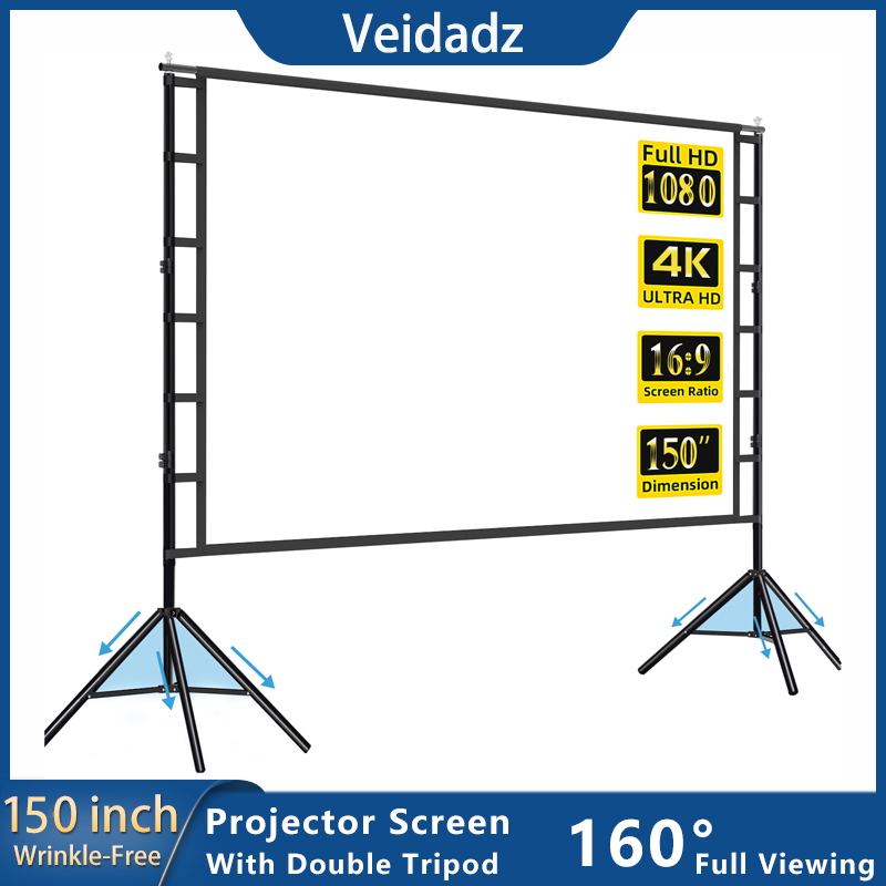 VEIDADZ Projector Screen With  - огляд і ціна Home Cinema Blanc