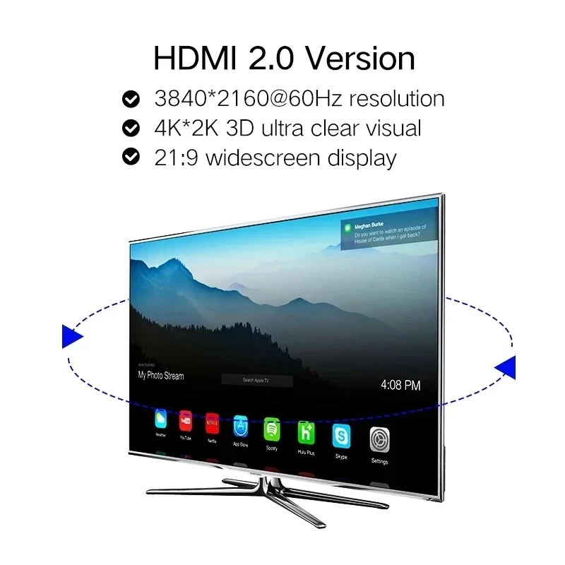 4K 60Hz HDMI Fiber Optic Cable - огляд і ціна Hdmi Arc Cable