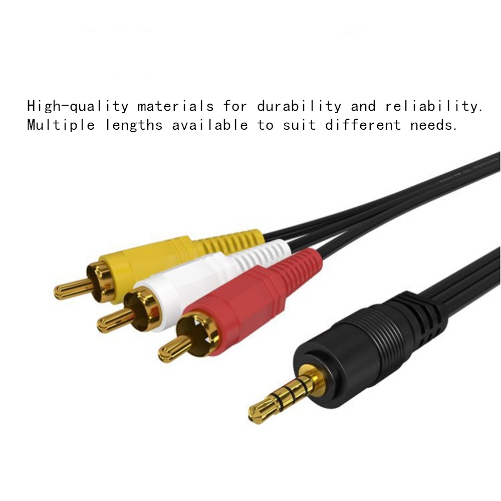 3.5mm to 3 RCA Audio Video Cab - огляд і ціна Home Cinema Reviews