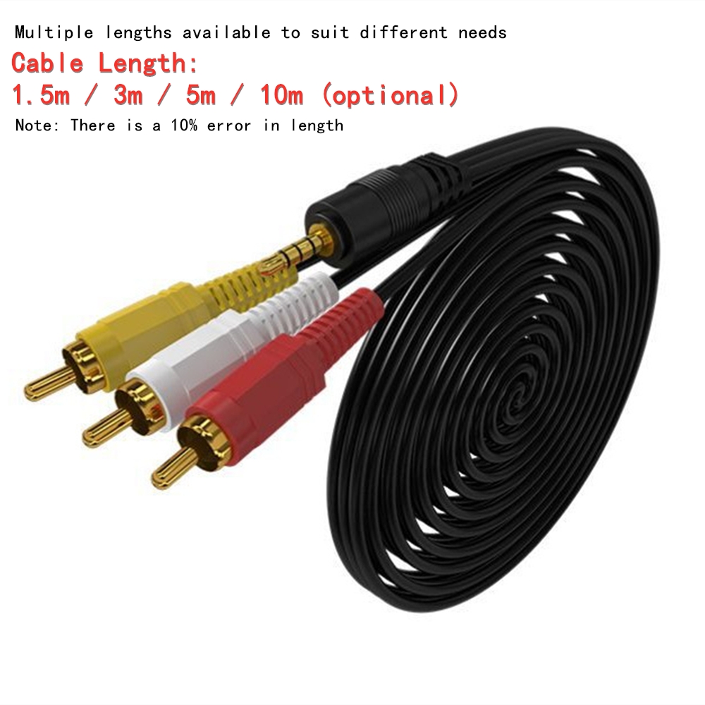 3.5mm to 3 RCA Audio Video Cab - огляд і ціна Home Cinema Reviews