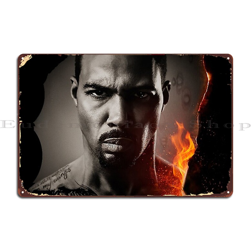 Power Tv Show Metal Sign Wall  - огляд і ціна Home Cinema Wall Design