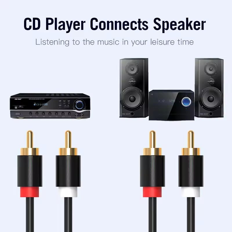 HIFI Stereo RCA Cable 2RCA to  - огляд і ціна Home Cinema Reviews