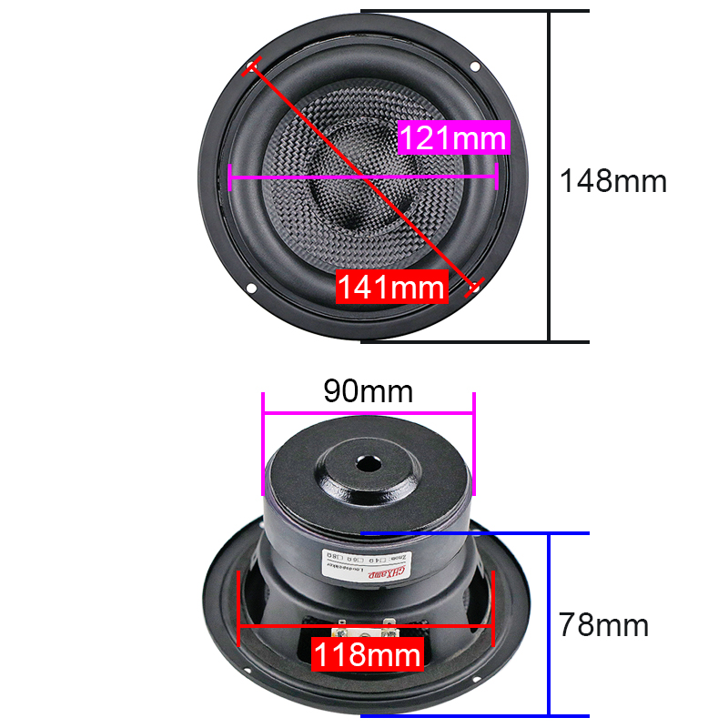 GHXAMP 5.25 inch 148mm Fibergl - огляд і ціна Home Cinema Focal
