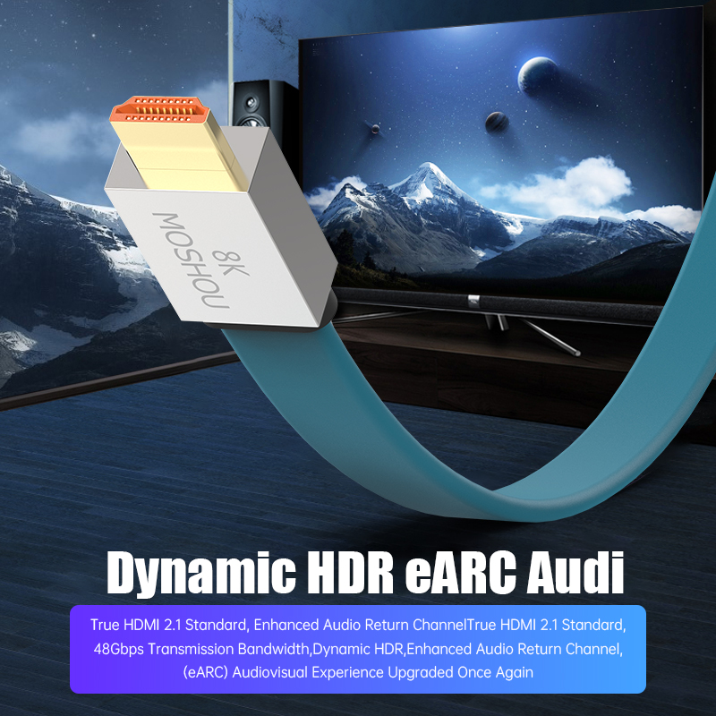 MOSHOU HDMI 2.1 Cable 48Gbps 8 - огляд і ціна Hdmi Arc Cable
