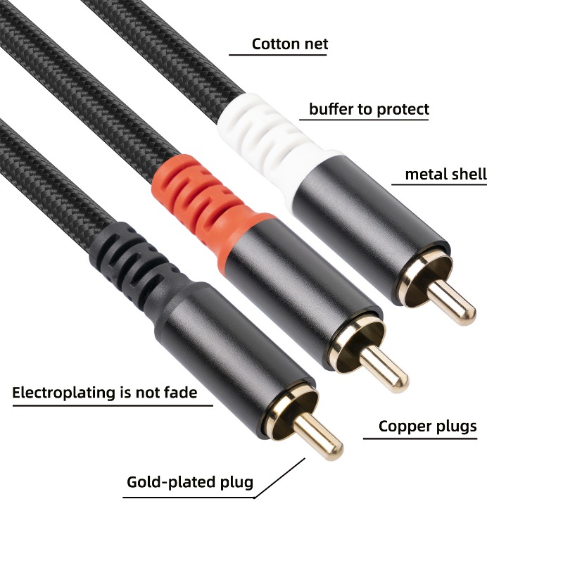 1/2/3M 1 RCA Male To 2 RCA Mal - огляд і ціна Home Cinema Reviews