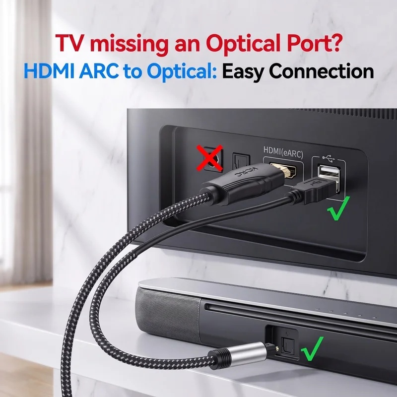 HDMI EARC ARC to Optical SPDIF - огляд і ціна Hdmi Arc Cable