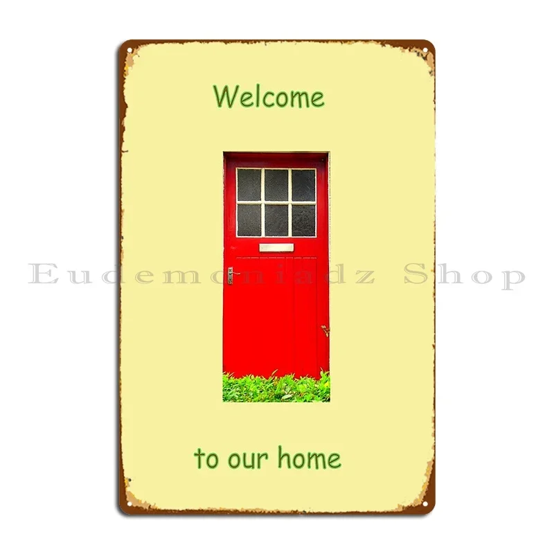 Welcome To Our Home Metal Plaq - огляд і ціна Home Cinema Wall Design