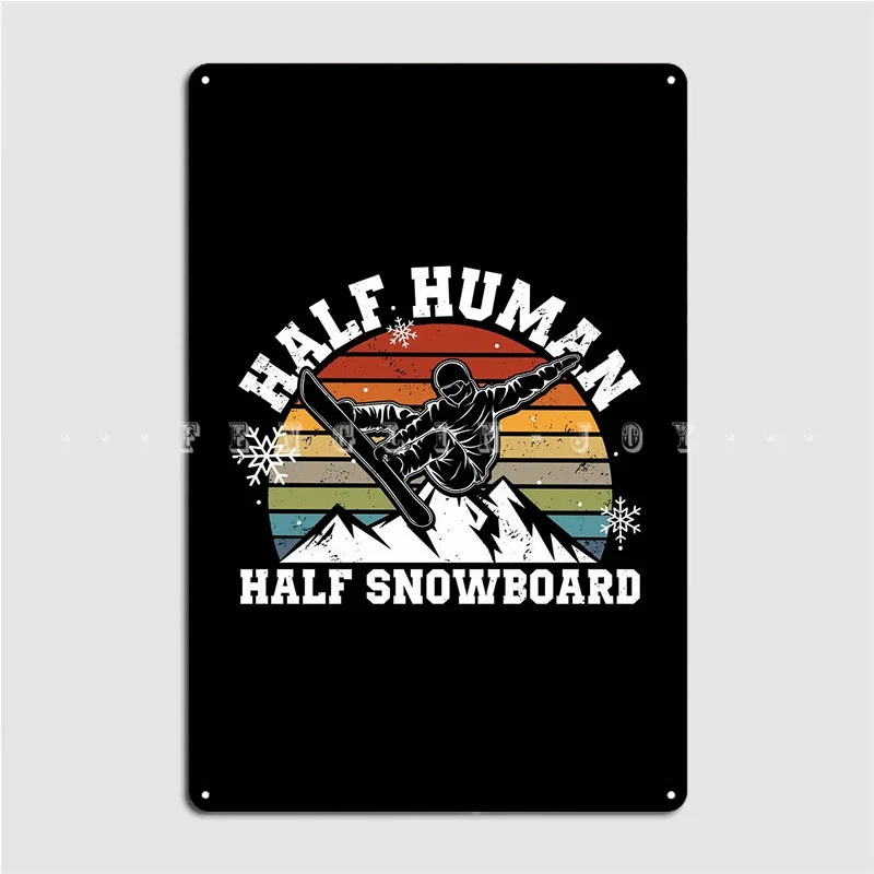 Snowboard Sayings Gifts Metal  - огляд і ціна Home Cinema Wall Design