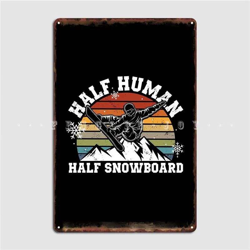 Snowboard Sayings Gifts Metal  - огляд і ціна Home Cinema Wall Design
