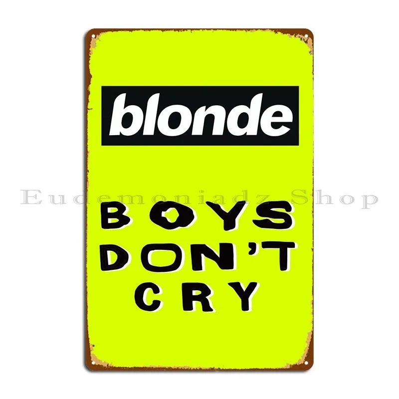 Boys Dont Cry Metal Sign Wall  - огляд і ціна Home Cinema Wall Design