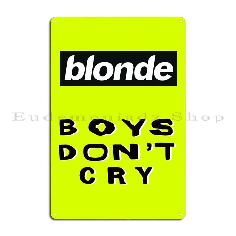 Boys Dont Cry Metal Sign Wall  - огляд і ціна Home Cinema Wall Design
