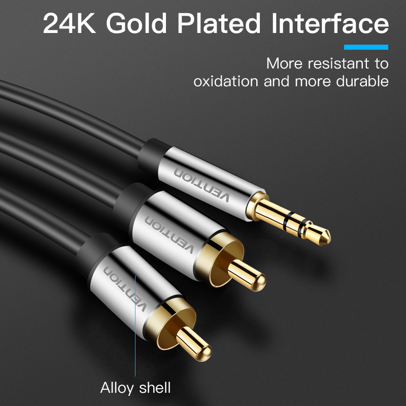 Vention RCA Cable 3.5 to 2rca  - огляд і ціна Home Cinema Reviews